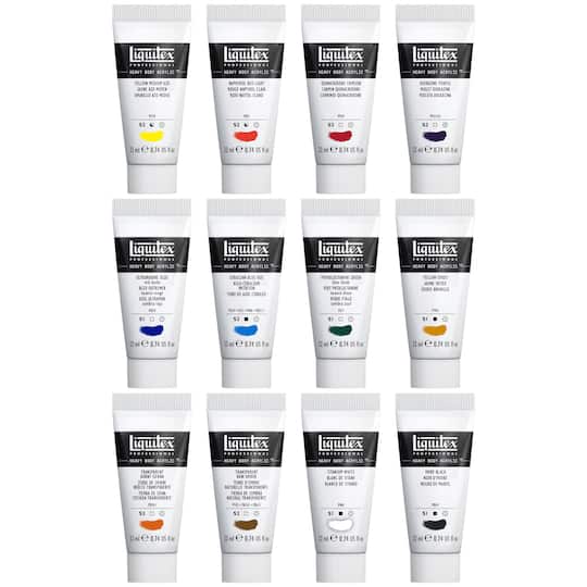 6 Packs: 12 ct. (72 total) Liquitex® Professional Heavy Body™ Acrylic Essentials Set